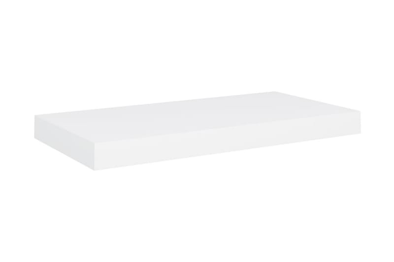 Flytende vegghylle hvit 50x23x3,8 cm MDF - Oppbevaring - Hylle - Vegghylle