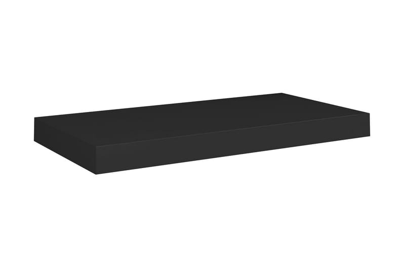 Flytende vegghylle svart 50x23x3,8 cm MDF - Oppbevaring - Hylle - Vegghylle