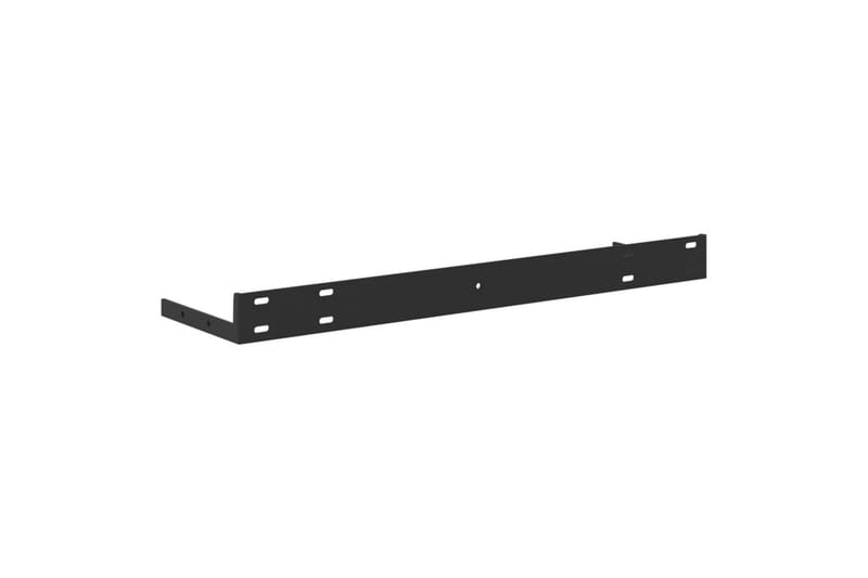 Flytende vegghyller 2 stk eik og hvit 50x23x3,8 cm MDF - Hvit - Oppbevaring - Hylle - Vegghylle