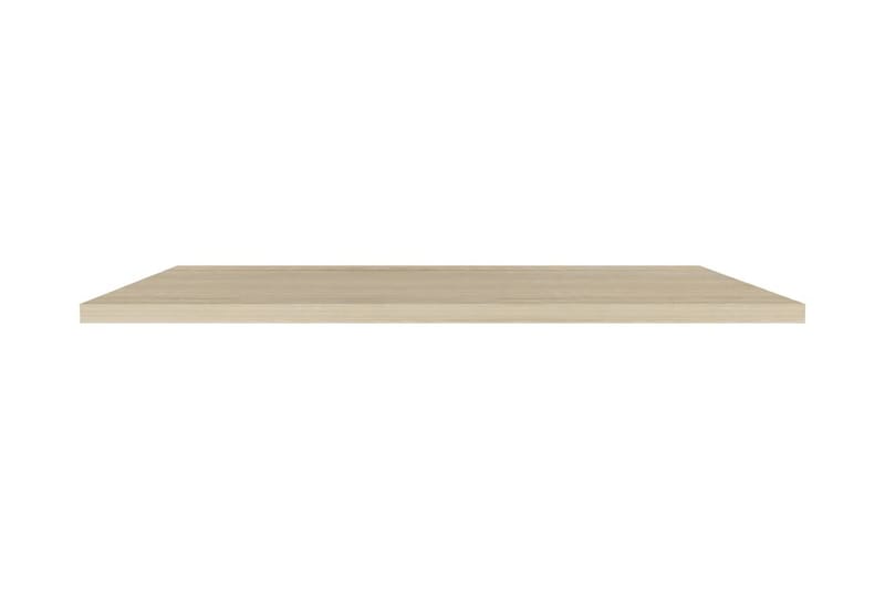 Flytende vegghyller 4 stk eik 120x23,5x3,8 cm MDF - Brun - Oppbevaring - Hylle - Vegghylle