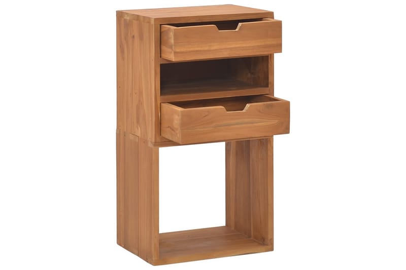 Oppbevaringsskap 40x30x76 cm heltre teak - Brun - Oppbevaring - Hylle - Vegghylle