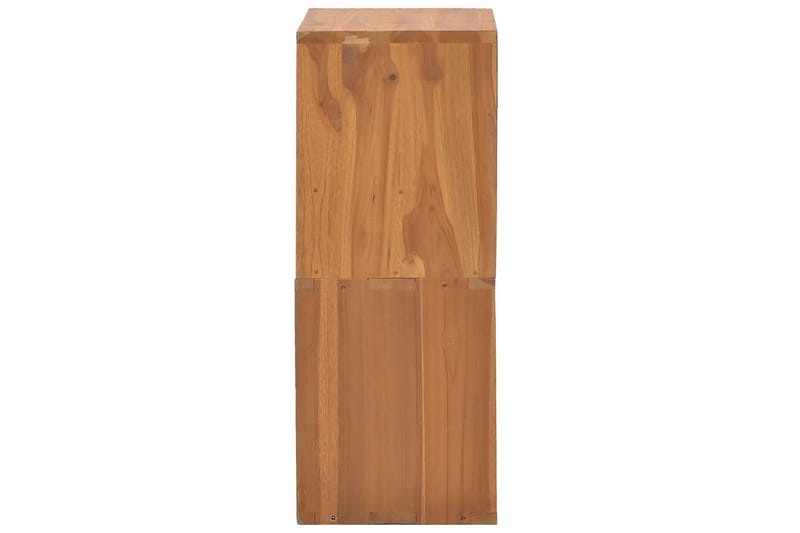 Oppbevaringsskap 40x30x76 cm heltre teak - Brun - Oppbevaring - Hylle - Vegghylle