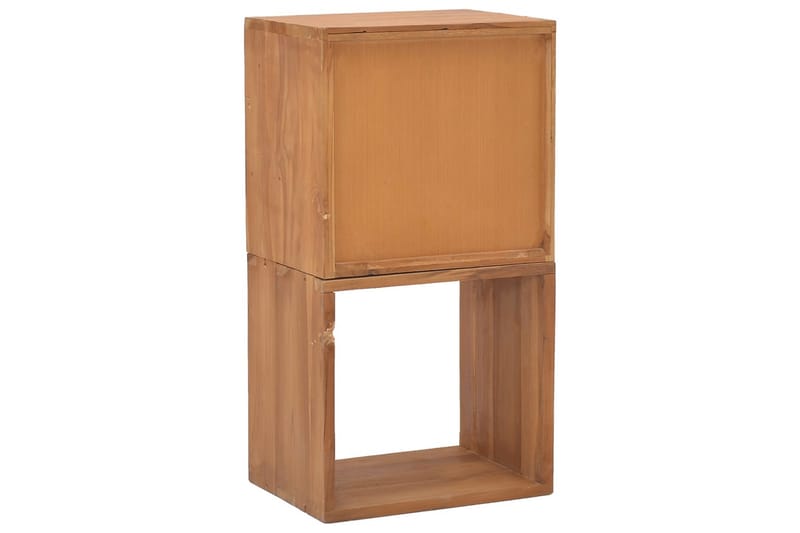 Oppbevaringsskap 40x30x76 cm heltre teak - Brun - Oppbevaring - Hylle - Vegghylle