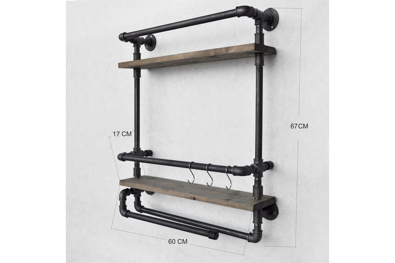 Vegghylle Arthur - Oppbevaring - Hylle - Vegghylle