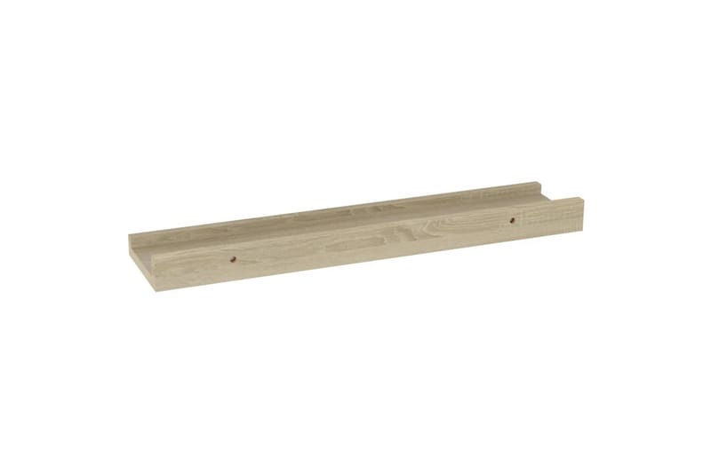 Vegghyller 4 stk sonoma eik 40x9x3 cm - Brun - Oppbevaring - Hylle - Vegghylle