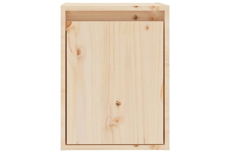 Veggskap 30x30x40 cm heltre furu - Brun - Oppbevaring - Hylle - Vegghylle