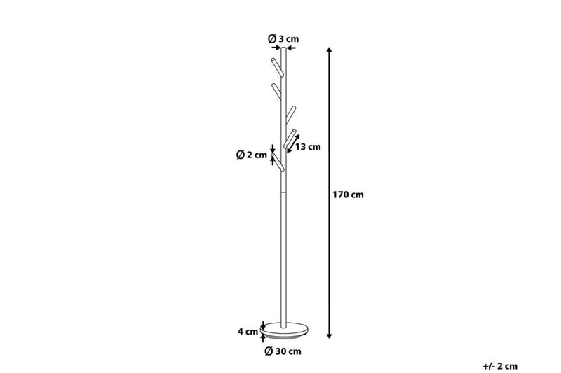 Klesstativ Albin 170 cm - Svart - Oppbevaring - Kles oppbevaring - Kleshengere & knaggrekker - Stumtjenere