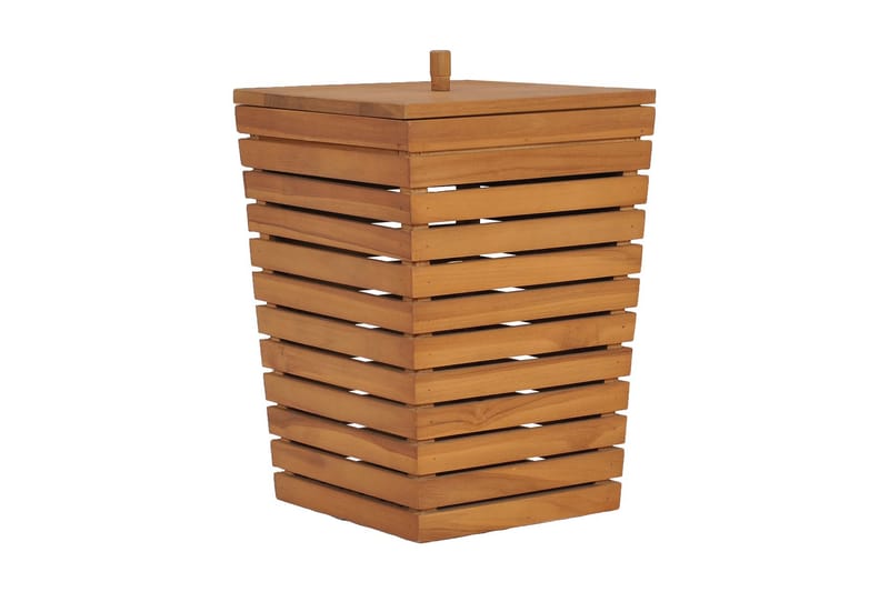 Skittentøyskurv 30x30x45 cm heltre teak - Oppbevaring - Kles oppbevaring - Skittentøyskurv