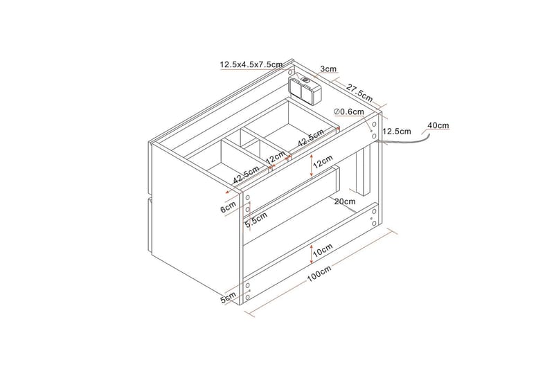 Servantskap Bathlife Eufori 1000 - Hvit - Servantskap & kommode