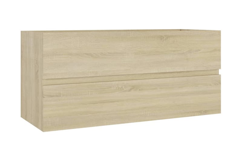 Servantskap sonoma eik 100x38,5x45 cm sponplate - Brun - Oppbevaring - Oppbevaring til baderom - Servantskap & kommode