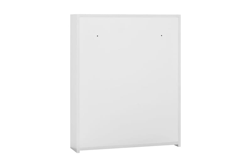 Speilskap til baderom hvit 60x15x75 cm MDF - Oppbevaring - Oppbevaring til baderom - Speilskap