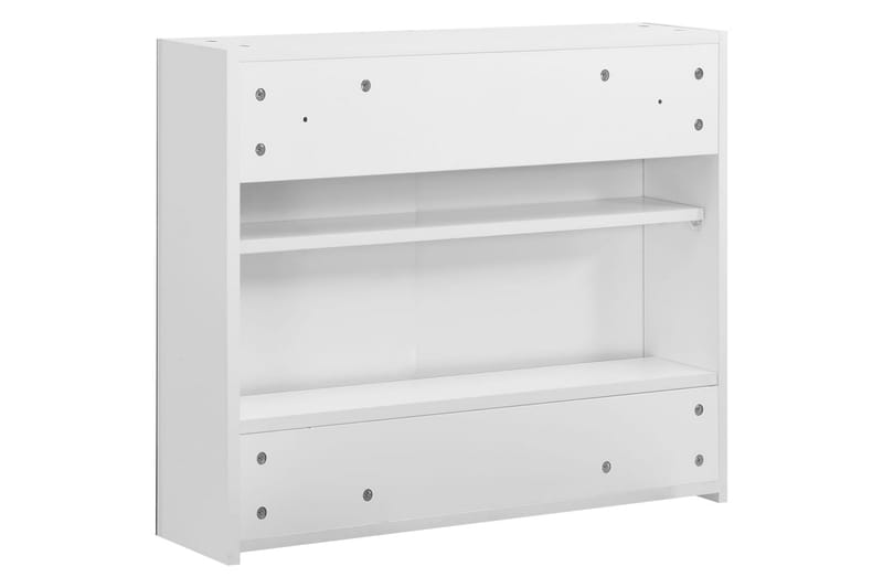 Speilskap til baderom hvit 80x15x60 cm MDF - Hvit - Oppbevaring - Oppbevaring til baderom - Speilskap