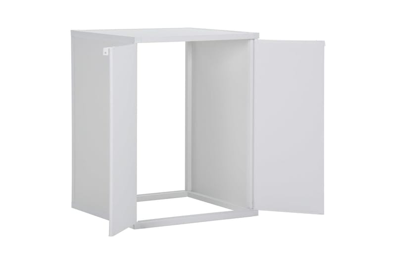 Vaskemaskinskap hvit 68,5x64,5x88 cm PVC - Hvit - Oppbevaring - Oppbevaring til baderom - Veggskap & høyskap