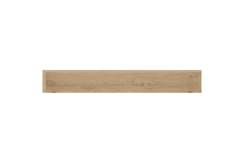 beBasic Vegghyller 2 stk 110x15x6 cm heltre teak - Brun - Oppbevaring - Hylle - Vegghylle