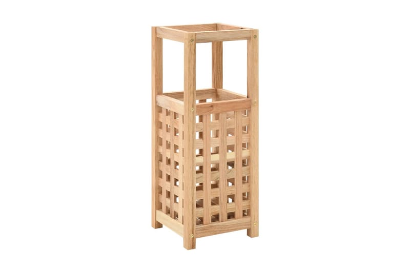 Paraplystativ heltre valnøtt 18x18x50 cm - Brun|Beige - Oppbevaring - Oppbevaring til småting - Oppbevaringsstativ - Paraplystativ