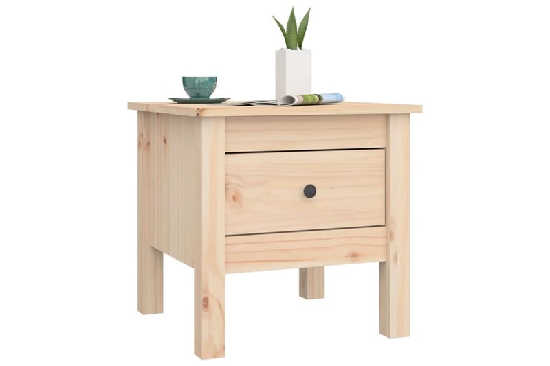 beBasic Sidebord 2 stk 40x40x39 cm heltre furu - Brun - Oppbevaring - Oppbevaringsmøbler - Sideboard & skjenk