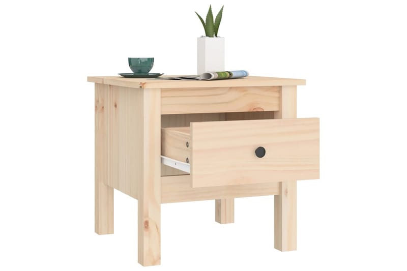 beBasic Sidebord 2 stk 40x40x39 cm heltre furu - Brun - Oppbevaring - Oppbevaringsmøbler - Sideboard & skjenk