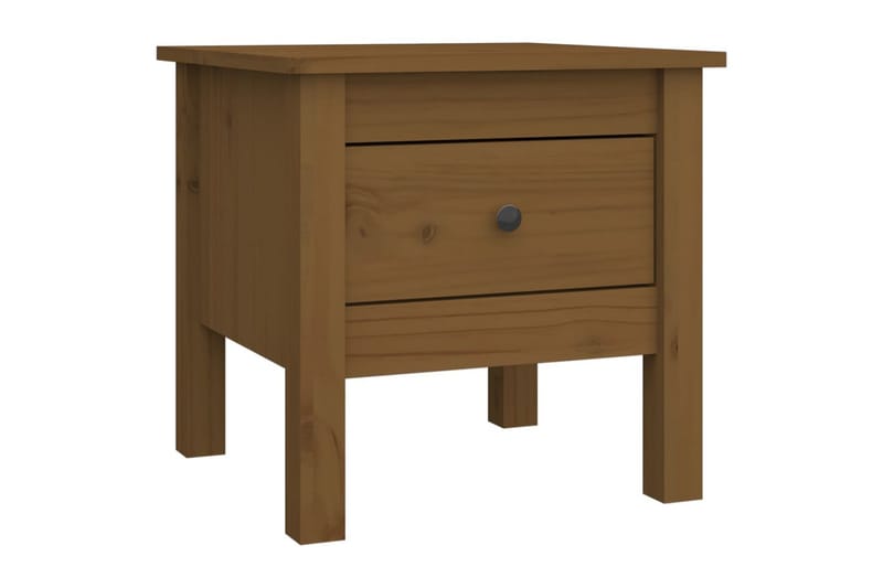 beBasic Sidebord 2 stk honningbrun 40x40x39 cm heltre furu - Brun - Oppbevaring - Oppbevaringsmøbler - Sideboard & skjenk