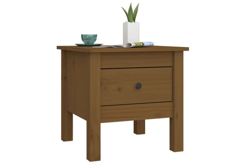 beBasic Sidebord 2 stk honningbrun 40x40x39 cm heltre furu - Brun - Oppbevaring - Oppbevaringsmøbler - Sideboard & skjenk