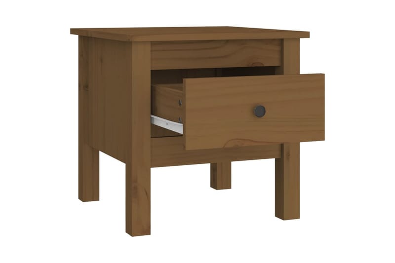 beBasic Sidebord 2 stk honningbrun 40x40x39 cm heltre furu - Brun - Oppbevaring - Oppbevaringsmøbler - Sideboard & skjenk