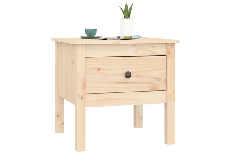 beBasic Sidebord 50x50x49 cm heltre furu - Brun - Oppbevaring - Oppbevaringsmøbler - Sideboard & skjenk