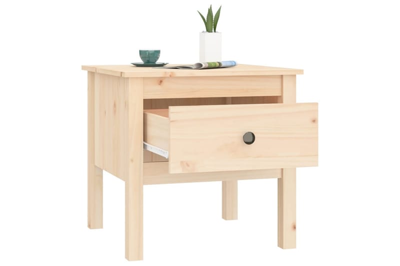 beBasic Sidebord 50x50x49 cm heltre furu - Brun - Oppbevaring - Oppbevaringsmøbler - Sideboard & skjenk