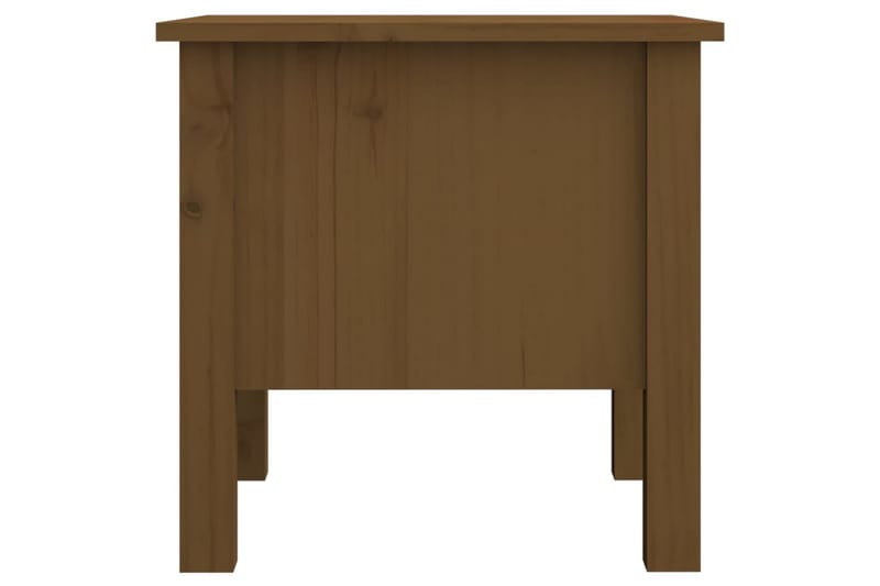 beBasic Sidebord honningbrun 40x40x39 cm heltre furu - Brun - Oppbevaring - Oppbevaringsmøbler - Sideboard & skjenk