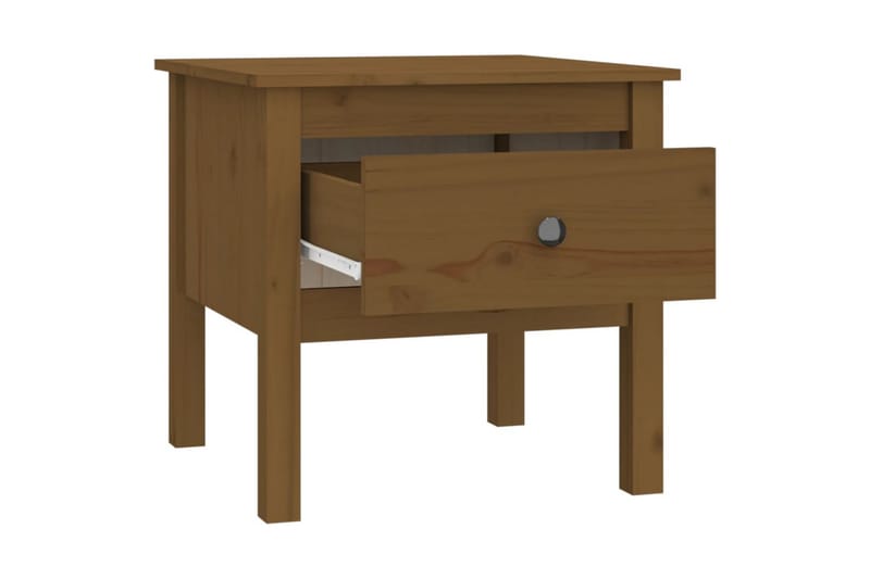 beBasic Sidebord honningbrun 50x50x49 cm heltre furu - Brun - Oppbevaring - Oppbevaringsmøbler - Sideboard & skjenk