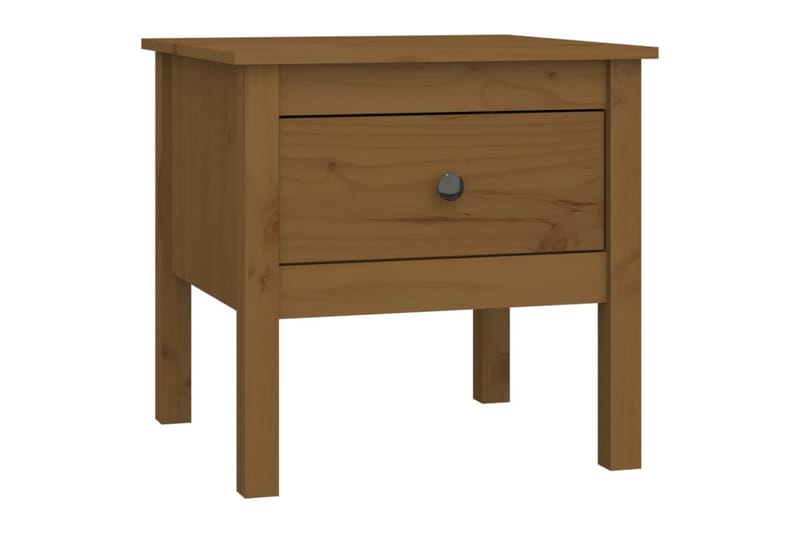 beBasic Sidebord honningbrun 50x50x49 cm heltre furu - Brun - Oppbevaring - Oppbevaringsmøbler - Sideboard & skjenk