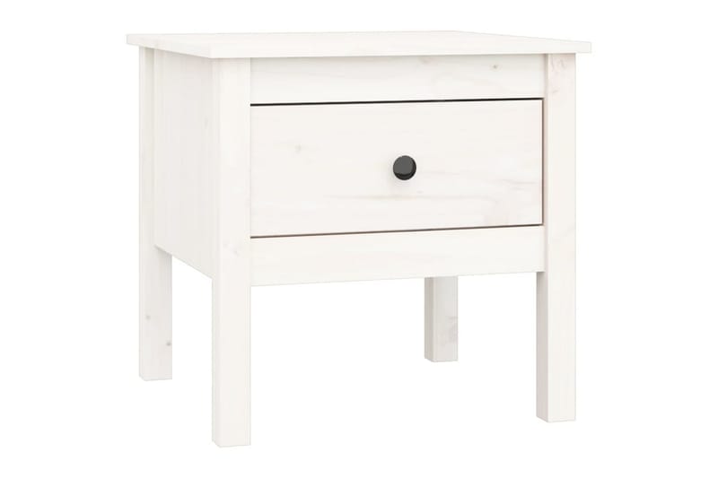 beBasic Sidebord hvit 50x50x49 cm heltre furu - Hvit - Oppbevaring - Oppbevaringsmøbler - Sideboard & skjenk