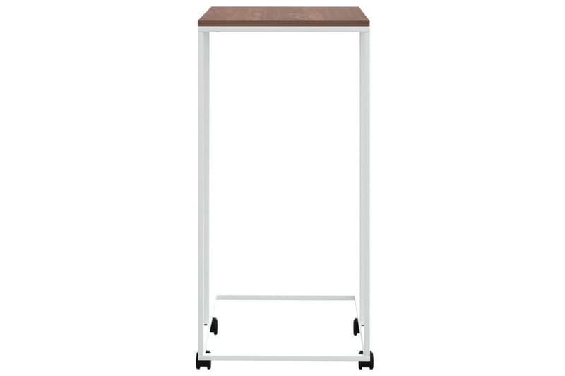 beBasic Sidebord med hjul hvit 40x30x63,5 cm konstruert tre - Hvit - Oppbevaring - Oppbevaringsmøbler - Sideboard & skjenk