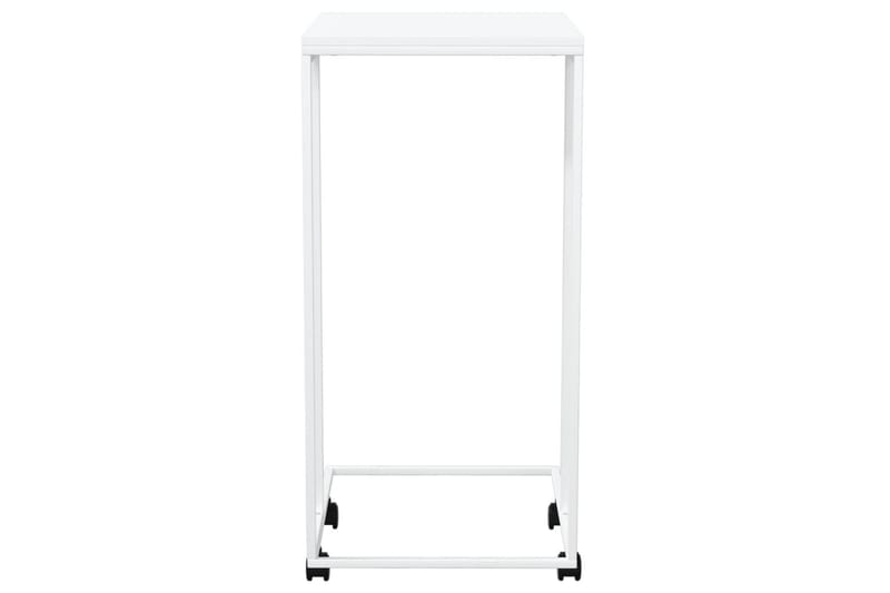 beBasic Sidebord med hjul hvit 40x30x63,5 cm konstruert tre - Hvit - Oppbevaring - Oppbevaringsmøbler - Sideboard & skjenk