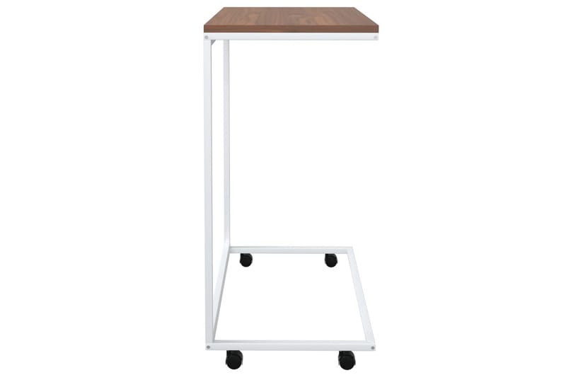 beBasic Sidebord med hjul hvit 55x35x70 cm konstruert tre - Hvit - Oppbevaring - Oppbevaringsmøbler - Sideboard & skjenk