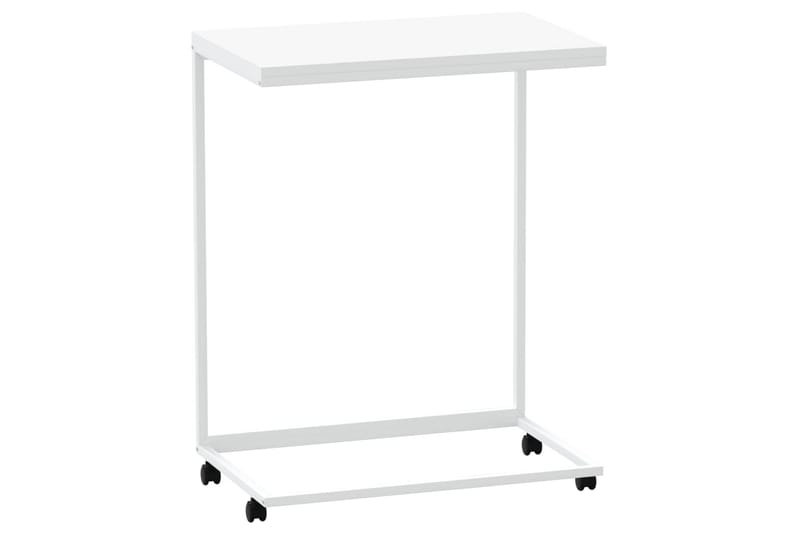 beBasic Sidebord med hjul hvit 55x35x70 cm konstruert tre - Hvit - Oppbevaring - Oppbevaringsmøbler - Sideboard & skjenk