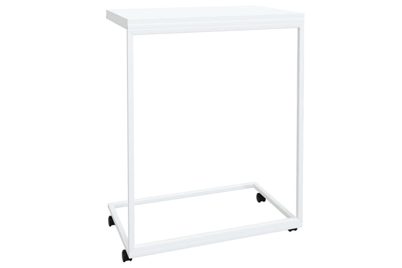 beBasic Sidebord med hjul hvit 55x35x70 cm konstruert tre - Hvit - Oppbevaring - Oppbevaringsmøbler - Sideboard & skjenk