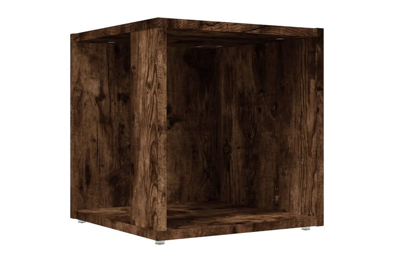 beBasic Sidebord røkt eik 33x33x34,5 cm konstruert tre - Brun - Oppbevaring - Oppbevaringsmøbler - Sideboard & skjenk