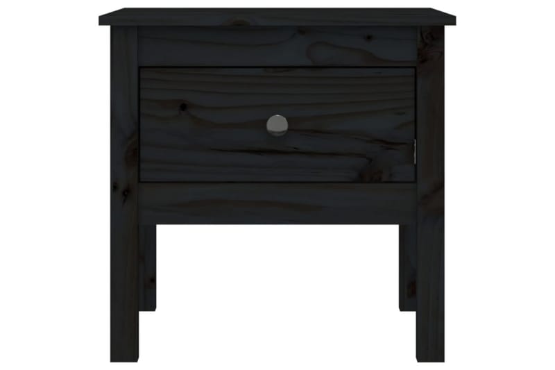 beBasic Sidebord svart 50x50x49 cm heltre furu - Svart - Oppbevaring - Oppbevaringsmøbler - Sideboard & skjenk