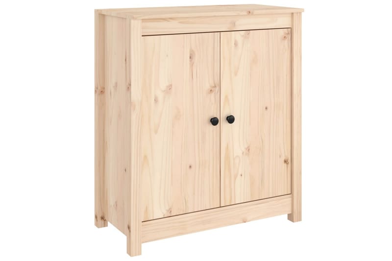 beBasic Skjenk 70x35x80 cm heltre furu - Brun - Oppbevaring - Oppbevaringsmøbler - Sideboard & skjenk