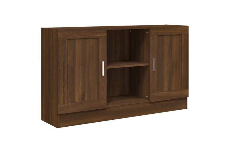 beBasic Skjenk brun eik 120x30,5x70 cm konstruert tre - Brun - Oppbevaring - Oppbevaringsmøbler - Sideboard & skjenk