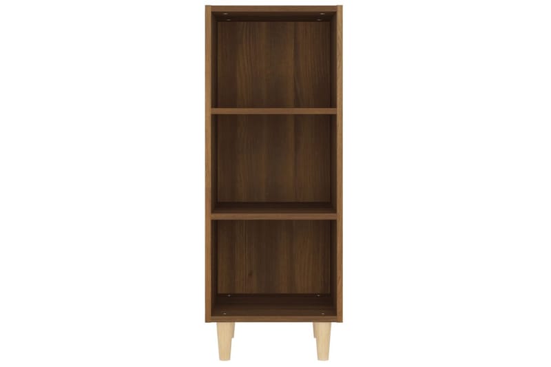 beBasic Skjenk brun eik 34,5x32,5x90 cm konstruert tre - Brun - Oppbevaring - Oppbevaringsmøbler - Sideboard & skjenk