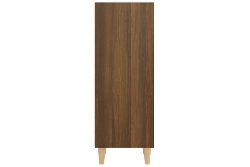 beBasic Skjenk brun eik 34,5x32,5x90 cm konstruert tre - Brun - Oppbevaring - Oppbevaringsmøbler - Sideboard & skjenk