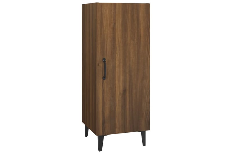 beBasic Skjenk brun eik 34,5x34x90 cm konstruert tre - Brun - Oppbevaring - Oppbevaringsmøbler - Sideboard & skjenk