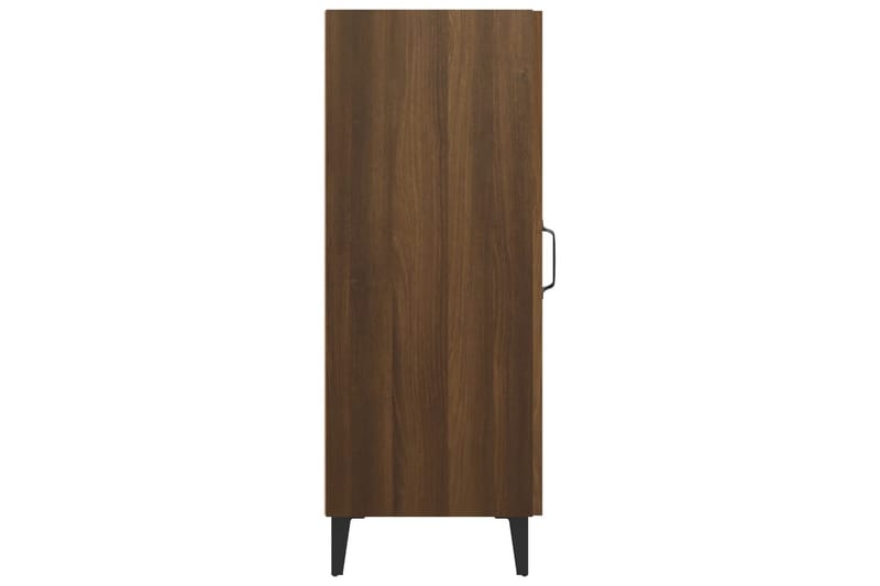 beBasic Skjenk brun eik 34,5x34x90 cm konstruert tre - Brun - Oppbevaring - Oppbevaringsmøbler - Sideboard & skjenk