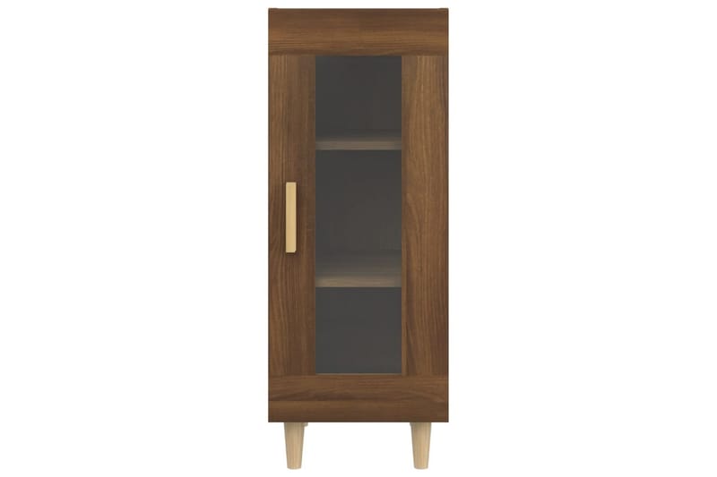 beBasic Skjenk brun eik 34,5x34x90 cm konstruert tre - Brun - Oppbevaring - Oppbevaringsmøbler - Sideboard & skjenk