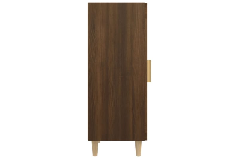 beBasic Skjenk brun eik 34,5x34x90 cm konstruert tre - Brun - Oppbevaring - Oppbevaringsmøbler - Sideboard & skjenk