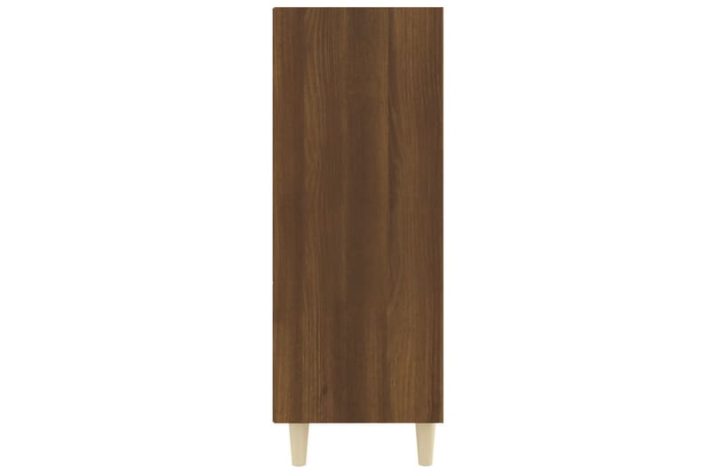 beBasic Skjenk brun eik 69,5x32,5x90 cm konstruert tre - Brun - Oppbevaring - Oppbevaringsmøbler - Sideboard & skjenk