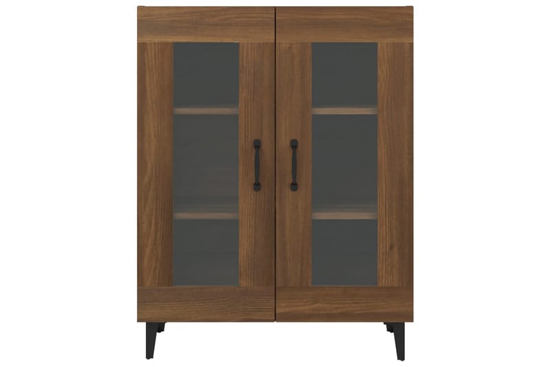 beBasic Skjenk brun eik 69,5x34x90 cm konstruert tre - Brun - Oppbevaring - Oppbevaringsmøbler - Sideboard & skjenk