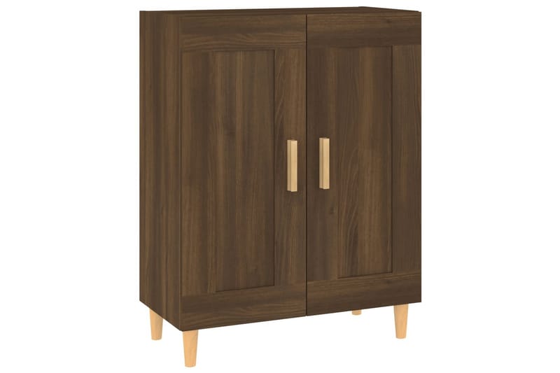 beBasic Skjenk brun eik 69,5x34x90 cm konstruert tre - Brun - Oppbevaring - Oppbevaringsmøbler - Sideboard & skjenk