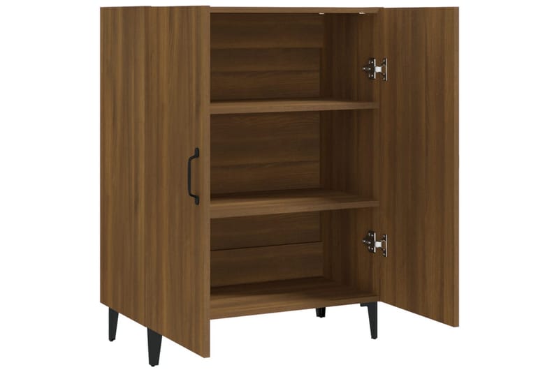 beBasic Skjenk brun eik 70x34x90 cm konstruert tre - Brun - Oppbevaring - Oppbevaringsmøbler - Sideboard & skjenk