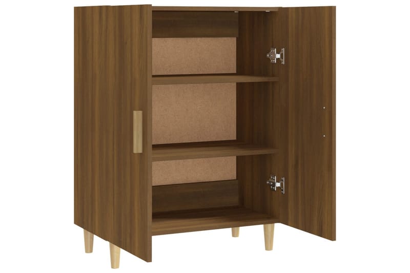 beBasic Skjenk brun eik 70x34x90 cm konstruert tre - Brun - Oppbevaring - Oppbevaringsmøbler - Sideboard & skjenk